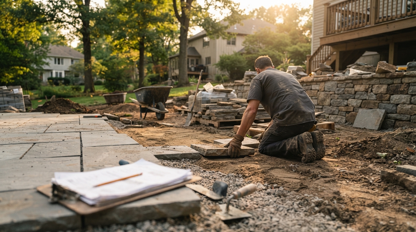 Landscapers at NRD Landscape Design Build